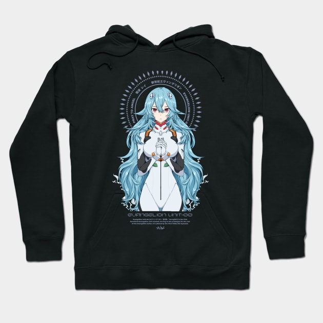 Neon Genesis Evangelion Ayanami Rei Hoodie by Waifuku Merch